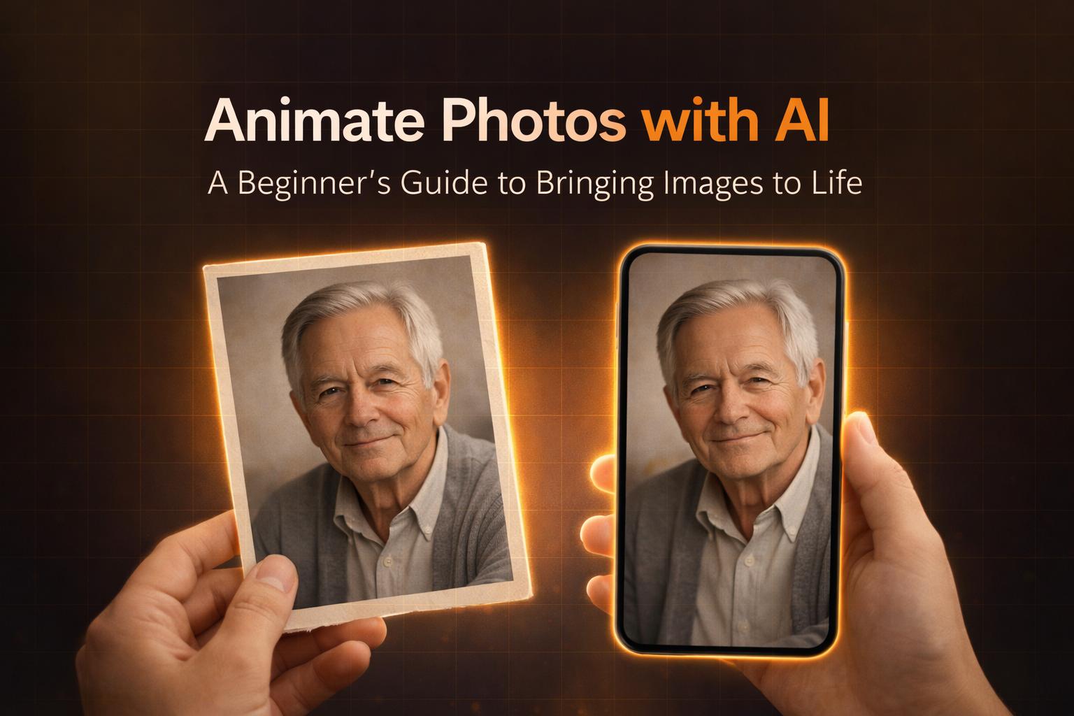 AI animating a portrait photo